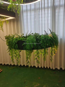 Jardinière suspendue avec lumière LED, boîte en <span class=keywords><strong>bois</strong></span> pour plantes, luminaire de culture pour la décoration de la maison et des cafés - Product Image 5