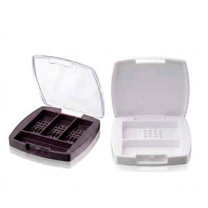 AS / PET Material Minimal Square Compact Face Powder For Cosmetic - Product Image 1