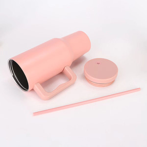 Nouvelle Offre Promotionnelle <span class=keywords><strong>UEFA</strong></span> <span class=keywords><strong>Euro</strong></span> 2026 : Gobelets Isothermes Modernes en Verre, Vente en Gros, 40 Oz, avec Poignée et Paille - Product Image 3