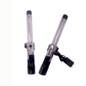 Bâton <span class=keywords><strong>Électrique</strong></span> Multifonctionnel LED à Télécommande, Lumières Stroboscopiques d'Avertissement pour Contrôle de la Circulation avec Laser - Product Image 1