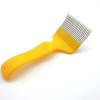 Apiculture 21 broches acier inoxydable coudes dents peigne décapsulage fourchette coupe miel fourchette abeille outils apicoles