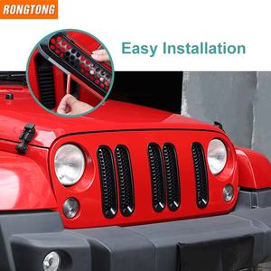Grille de radiateur Offre Spéciale accessoires de voiture extérieurs Grille avant automatique ABS pour <span class=keywords><strong>Jeep</strong></span> Wrangler <span class=keywords><strong>JK</strong></span> 2007-2015 - Product Image 2