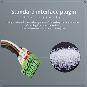 Connecteur de borne à vis vert personnalisé 2 <span class=keywords><strong>3</strong></span> 4 5 6 7 8 9 10 broches avec câble 5.08mm connecteur de bornier faisceau de câbles - Product Image 3