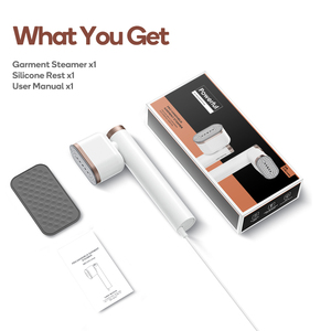 Fer à vapeur portable 1200W avec semelle en céramique, chauffe rapide, vapeur réglable, anti-goutte, anti-adhésif, idéal pour les voyages, vente en gros OEM - Product Image 6