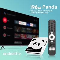 Nuevo Decodificador de TV Android I96 PANDA Transfronterizo con Red HiSilicon, 4K y Control por Voz para Duplicación de Pantalla
