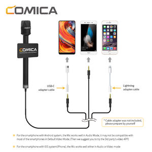 Comica HRM-S Palmare Microfono Giornalista Intervista Video Mic per il <span class=keywords><strong>iPhone</strong></span> Samsung S10 Huawei Smartphone Del Telefono - Product Image 2