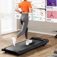 Tapis de marche vibrant 2 en 1 pliable, tapis de course électrique sous le bureau, moteur silencieux sans balais pour la maison, le bureau et la remise en forme