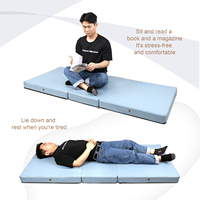 Matelas en latex à triple pli en mousse haute densité pour chambre à coucher, salle de bain et bureau