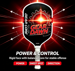 ไม้พายพิคเคิลบอล Gear Dawn ขายตรงจากโรงงาน หน้าไม้คาร์บอน Toray T700 แกนโฟม EPP+EVA รูปทรงยาวพิเศษ สำหรับผู้ใหญ่ ใช้สำหรับแข่งขันและฝึกซ้อม - Product Image 3