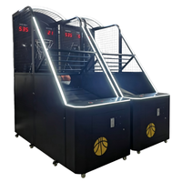Jeu de tir au basket-ball commercial pliable, à monnayeur, pour salle de jeux d'amusement intérieure