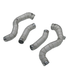 RD Mercedes C63 / C63s W205 Downpipe Monobloc Haute Performance à Courbure Mandrinée pour Turbo 2015-2021 - Product Image 1