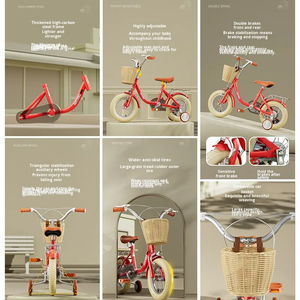 Bicicleta para niños, bicicleta plegable para niños de 2-<span class=keywords><strong>3</strong></span>-6 <span class=keywords><strong>años</strong></span>, bicicleta grande para niños de 16-18 pulgadas, bicicleta para niñas - Product Image 4