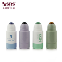 Flacon roll-on cosmétique 50 ml en PP PCR avec bille roulante remplaçable, grand format, pour parfum, soins de la peau et déodorant