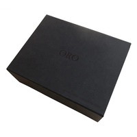 Cajas magnéticas de cartón para zapatos, Cajas de Regalo para zapatos con logotipo impreso en color negro