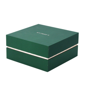 Custom design hot stamping boutique gift box heaven and earth cover cosmetics high-end product packaging clamshell box