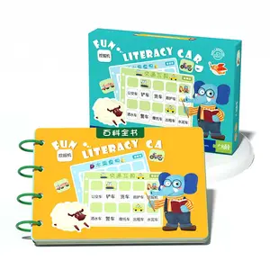 2024 superventas educativo temprano divertido alfabetización tarjeta palabras formas patrones cognición aprendizaje juguetes para niños en edad preescolar CE