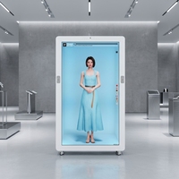 Boîte holographique, équipement holographique, boîte interactive AI pour réunion virtuelle avec affichage 3D, disponible en format grand (86 pouces) ou mini