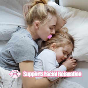 Tiras Nasales de Silicona Hipoalergénicas de Color Rosa para Dormir, con Forma de Labios, Anti Ronquidos, de Algodón y Lavanda, para Mujeres - Product Image 3