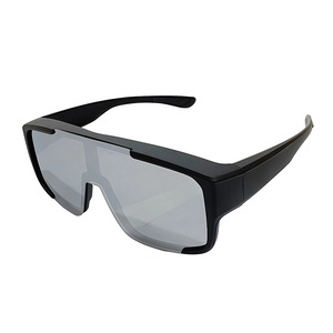 Lunettes de sport d'escalade à monture intégrale, verres polarisés, coupe-vent, sangle réglable, pour la randonnée et les activités de plein air, avec étui de rangement - Product Image 2