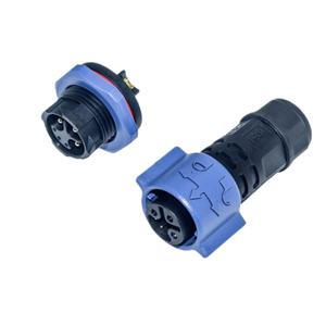 M20 montaj kendinden kilitleme 2/3/4/5/3 + 3 çekirdek su ürünleri ışık güç kablosu IP67 su geçirmez fiş konnektörü motosiklet otomobil - Product Image 4