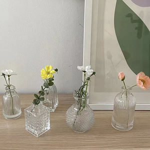Centro de mesa de boda con cono alto, decoración de lujo teñida para el hogar, jarrón de flores de cristal, <span class=keywords><strong>Igo</strong></span> OEM, americano - Product Image 2