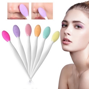 Brosse exfoliante pour les lèvres en silicone double face, applicateur doux pour un aspect des lèvres plus pulpeux, plus lisse et plus volumineux - Product Image 3