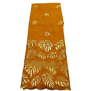 High Quality Woven Combed Cotton Voile <b>Fabric</b> Breathable Embroidery Traditional Multicolour Women's Thoub Lafaya Sudanese <b>Medium</b> - Product Image 1