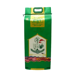 Usine 5kg 10kg 25kg 50kg sac tissé en PP sac de riz sac tissé en PP pour l'alimentation des semences de riz farine de maïs sac d'engrais sac