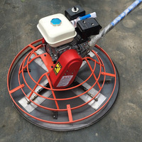 Machine à polir le béton et à lisser le mortier, portative et manuelle, pour le nivellement des routes, avec rayon de braquage court, garantie 1 an