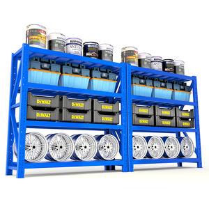 פלדה כבדה מזרן מערכת מירוצים מחסן פלדה מדפי אחסון תעשייתי מתכווננת מדפים קיבולת גדולה - Product Image 4