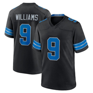 T-shirt à manches courtes Detroit Lions, maillot de football américain respirant avec design brodé - Product Image 3