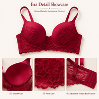 Ensemble soutien-gorge et culotte respirant et extensible en polyamide élasthanne à bretelles réglables et fermeture dorsale – Meilleures ventes