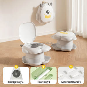 Nuevo Producto: Asiento de Inodoro Plegable y Extensible para Bebés, Ideal para Viajes, Campamentos y Emergencias, de Plástico - Product Image 1