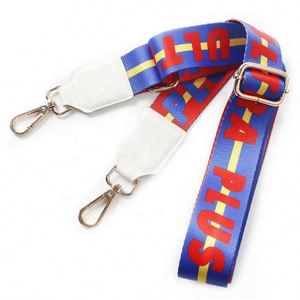 Sangle de ceinture en cuir PU et sangle en coton uni de luxe avec boucle réglable pour sacs messager - Couleur et design personnalisables - Product Image 5