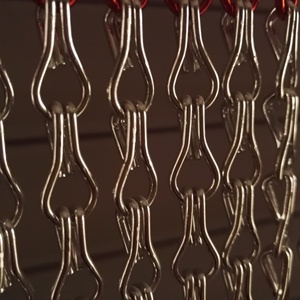 Hook Chain Hanging Chain Screen <strong>Curtain</strong> Chain Window <strong>Curtains</strong> Fly Screen Decorative Aluminium Colorful Decorative Aluminum Metal - Product Image 4