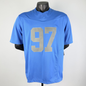 เสื้อเจอร์ซีย์อเมริกันฟุตบอลสีเขียวแบบกำหนดเอง พิมพ์ลายแบบซับลิเมชั่น แห้งเร็ว เสื้อเบสบอลแขนสั้นสำหรับผู้ชาย เสื้อกีฬา - Product Image 5