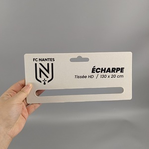 Tùy Chỉnh Hình Dạng Khác Nhau Giấy Các Tông Vải Móc Áo Hiển Thị Khăn Móc Áo - Product Image 3