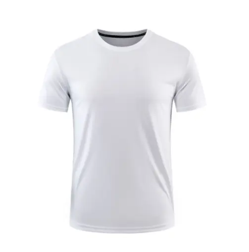 wholesale men training t shirt custom logo 100% polyester women's sports t-shirt crew neck men quick dry training mesh t shirt