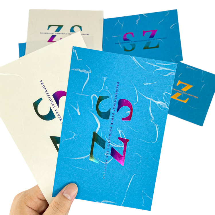 Factory Custom Size High Quality Luxury Printed Business Card with Art Paper Offset Printing Hot Stamping