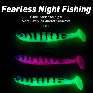 Leurre de pêche TGD Best Minnow Jig Head, leurre souple pour <span class=keywords><strong>brochet</strong></span>, 5,6 g, leurre souple pour pêche au bar, leurre souple pour bateau, leurre pour bar - Product Image 5