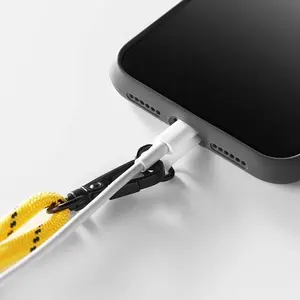 Porte-badge RPET avec support pour smartphone, gadgets durables - Product Image 2