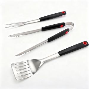 Kits de barbecue d'extérieur avec poignée en TPR, grilles de barbecue portables, accessoires, ensemble d'outils pour barbecue <span class=keywords><strong>Weber</strong></span> - Product Image 1