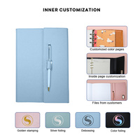 Usine fabricant professionnel personnalisé personnalisé B6 planificateur en cuir Pu support de couverture rigide Agenda Journal cahier