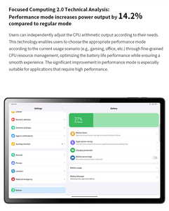 Nhà máy tốt nhất giá 14 inch <span class=keywords><strong>Android</strong></span> 14.0/0S Hệ thống unisoc core 8 + 256GB văn phòng <span class=keywords><strong>Tablet</strong></span> PC cho kinh doanh làm việc giáo dục với wifi - Product Image 6