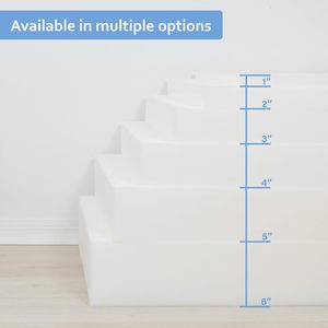 Colchón de espuma de alta densidad tamaño King de 2 pulgadas de fábrica OEM, colchón de espuma viscoelástica, plegable, para uso en dormitorio con infusión de espuma DIY - Product Image 4