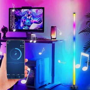 <b>RGB</b> LED Floor Lamp Candlestick Acrylic PVC Space Themed USB Powered Remote <b>Control</b> for Living Room Bedroom Decor - Product Image 1