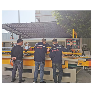 Baotao 14-Head ARC gạch men cạnh đá bullnose máy tự động đánh bóng cho đá cẩm thạch <span class=keywords><strong>Granite</strong></span> PLC động cơ bơm bánh răng mang - Product Image 6