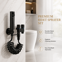 Accessoires de salle de bain modernes à fixation murale pour douche et toilettes, produits pour toilettes, chasse d'eau pour WC