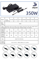 Adaptateur de chargeur rapide LiFePO4 Joyun 29,4V 11A 350W pour vélos électriques