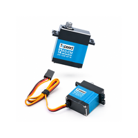 Servomoteur numérique RC étanche sans noyau 7.4V 12kg IP67 avec engrenages en aluminium et acier, 0.096s, programmable PWM pour Crawler RC tout-terrain